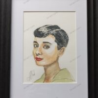 Audrey Hepburn Original A5 watercolour
