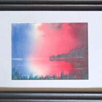Sunrise across the lake